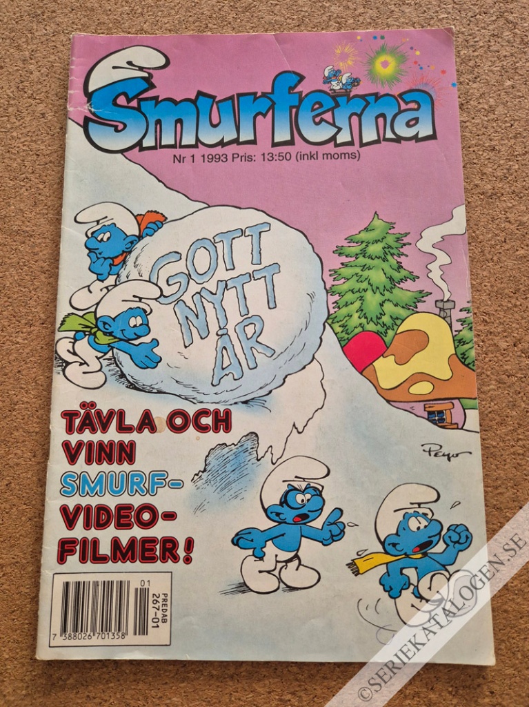 Framsida på Smurferna #1 (1993)