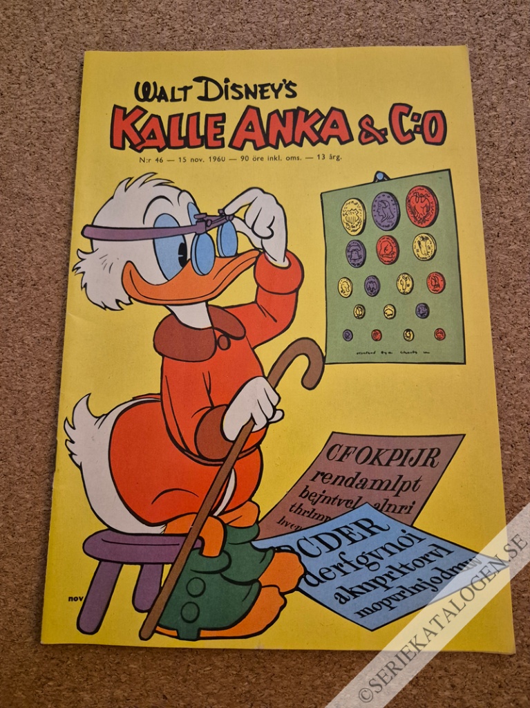 Framsida på Kalle Anka & C:o #46 (1960)