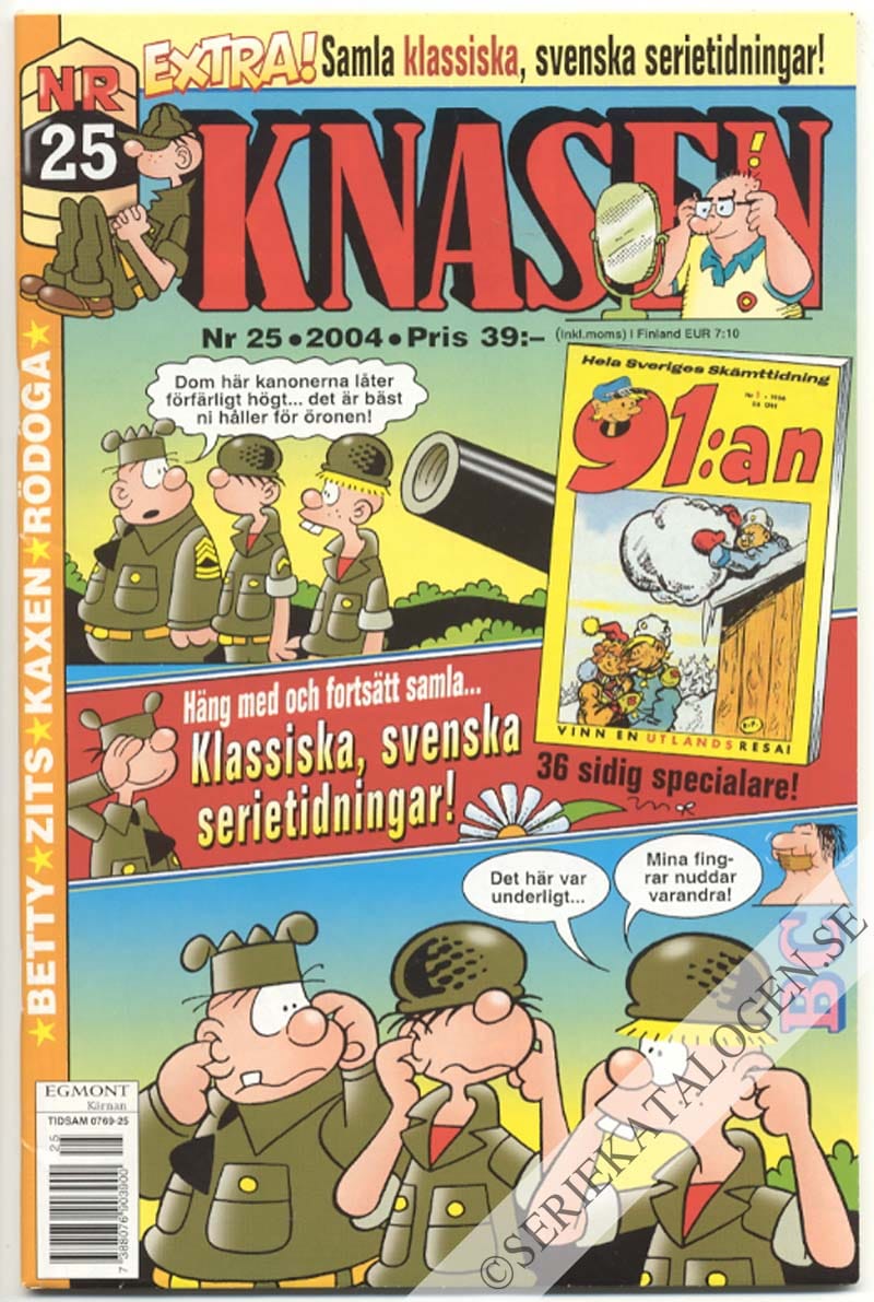 Framsida på Knasen #25 (2004)