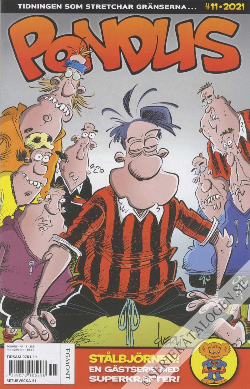 Framsida på Pondus #11 (2021)