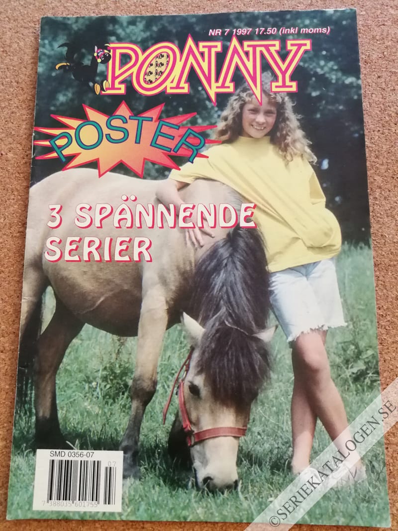 Framsida på Ponny-magasinet #7 (1997)