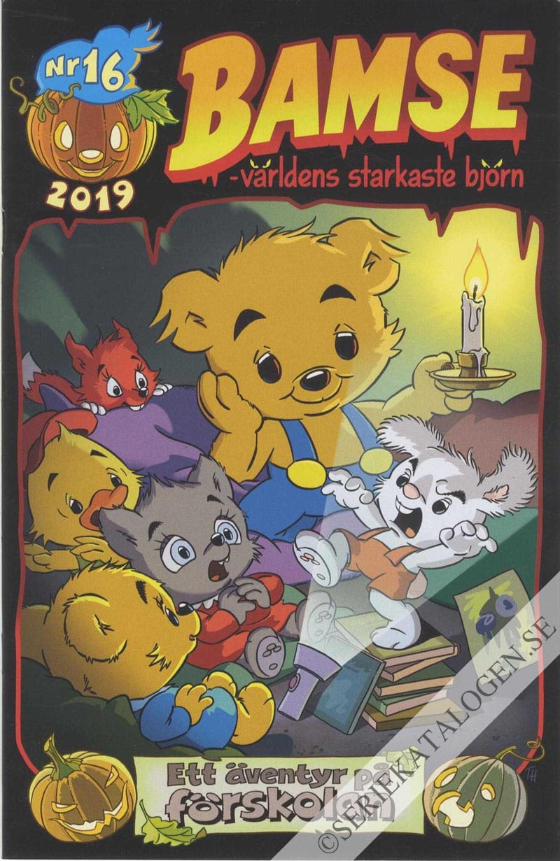 Framsida på Bamse #16 - Ett äventyr på förskolan (2019)