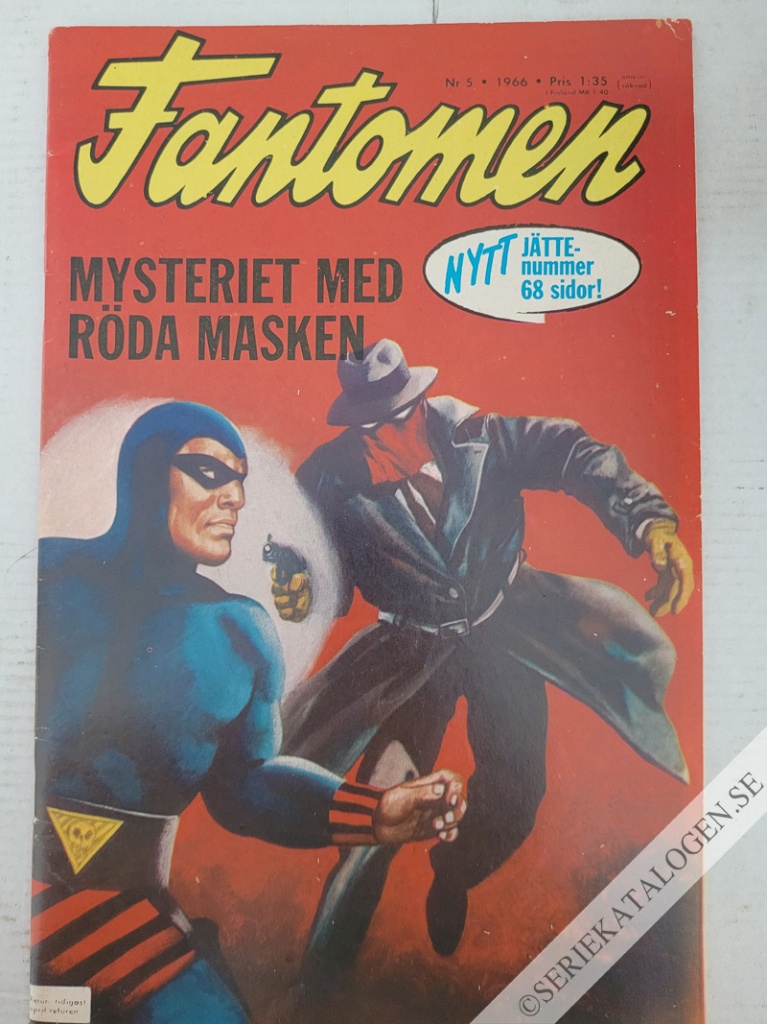 Framsida på Fantomen #5 (1966)