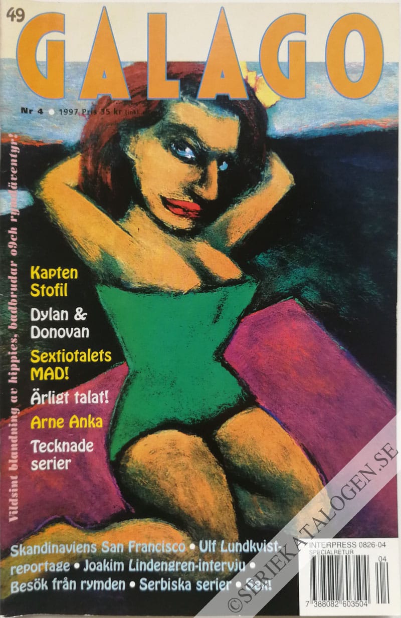 Framsida på Galago #4 (1997)