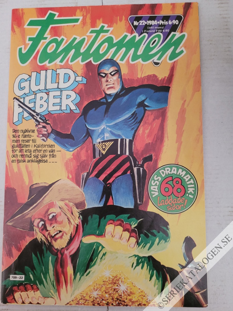 Framsida på Fantomen #22 (1984)