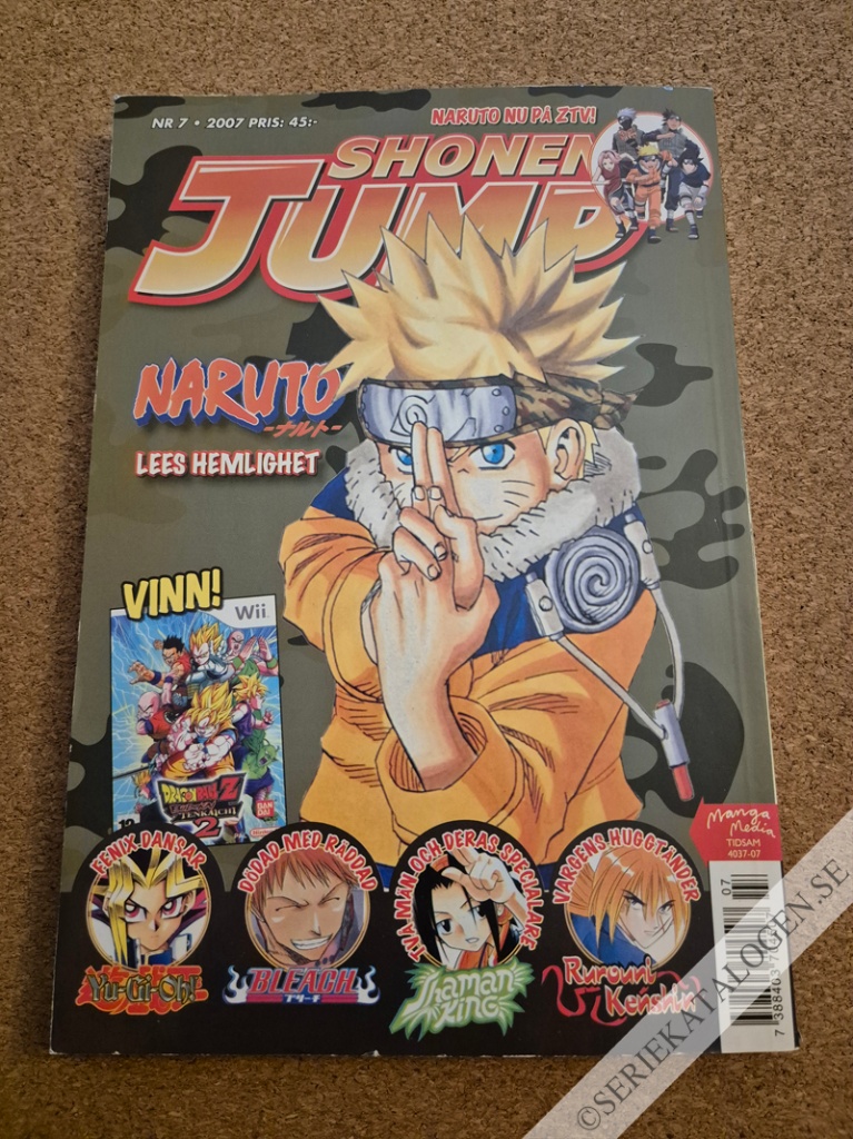 Framsida på Shonen jump #7 (2007)