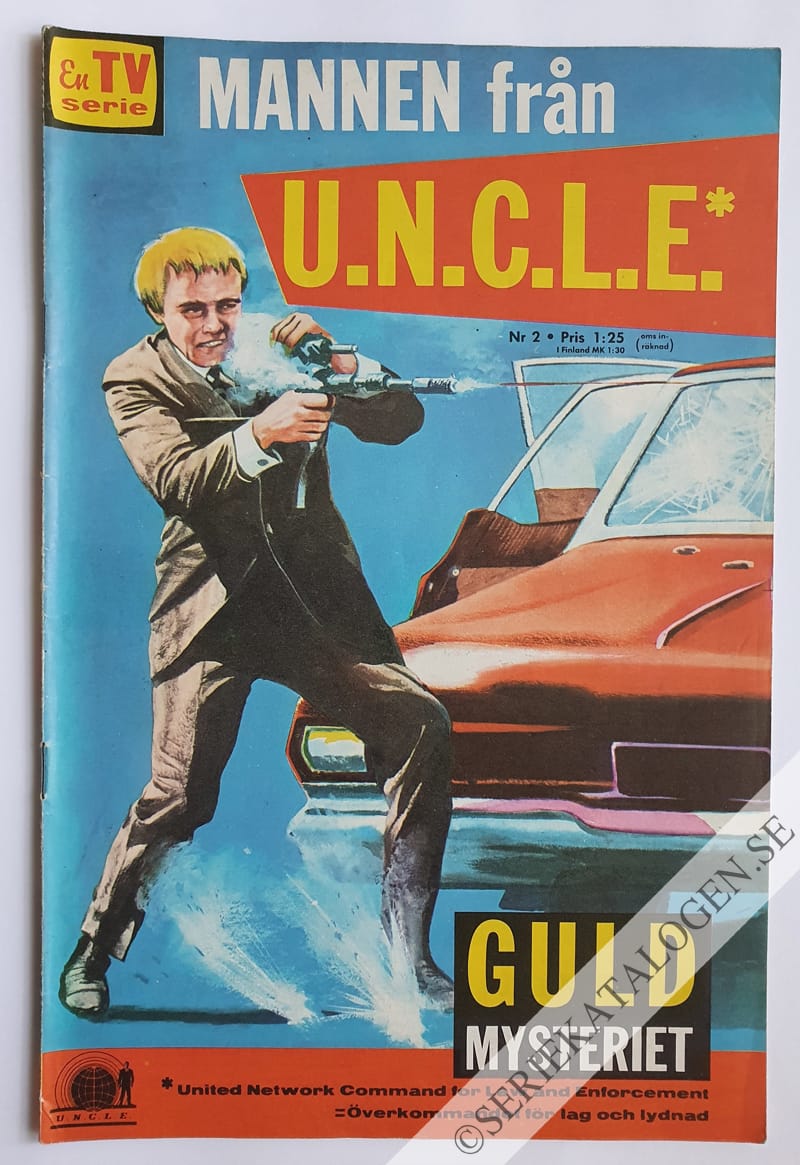 Framsida på En TV-serie - Mannen från U.N.C.L.E.* Guldmysteriet (1966)