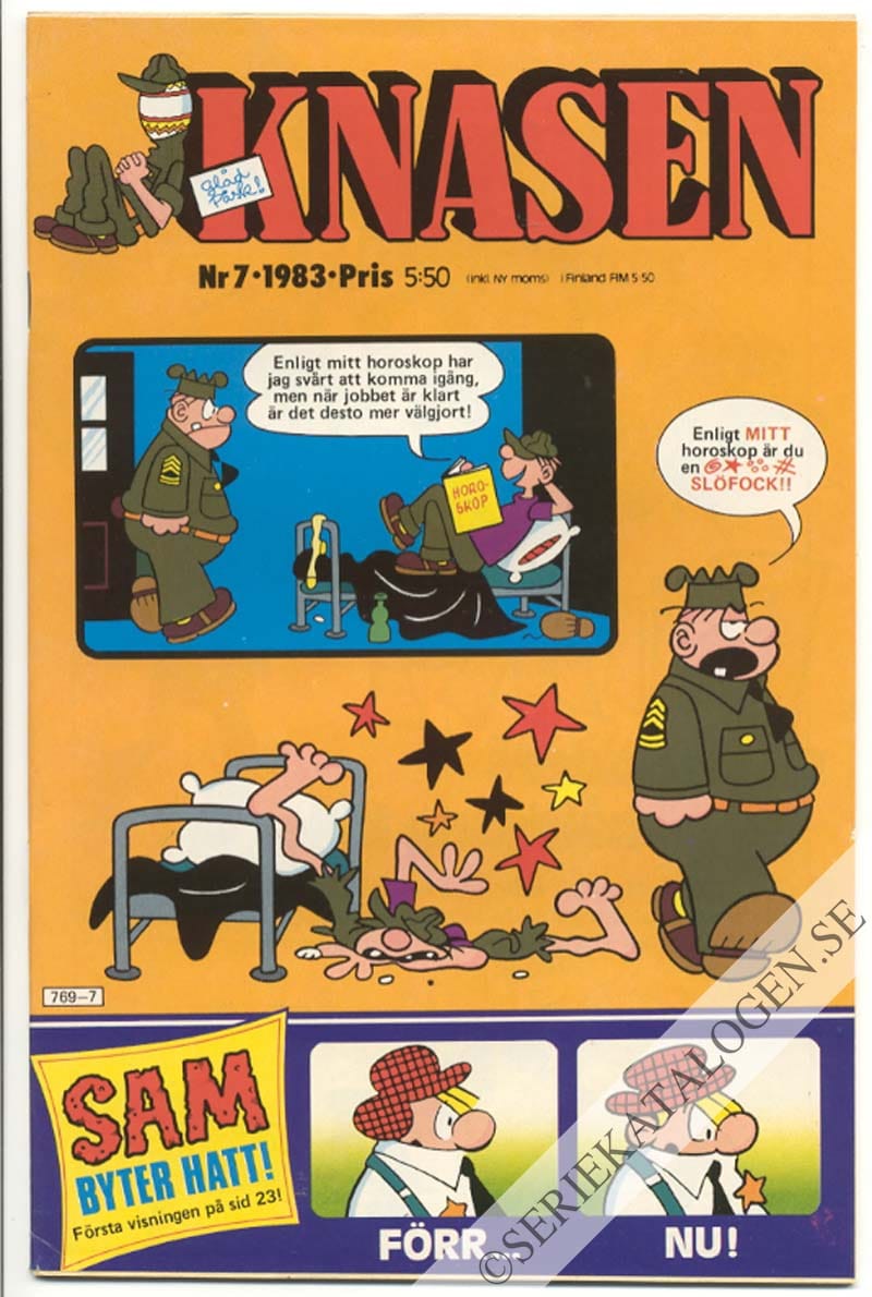 Framsida på Knasen #7 (1983)