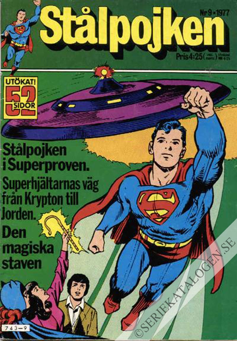 Framsida på Stålpojken #9 (1977)