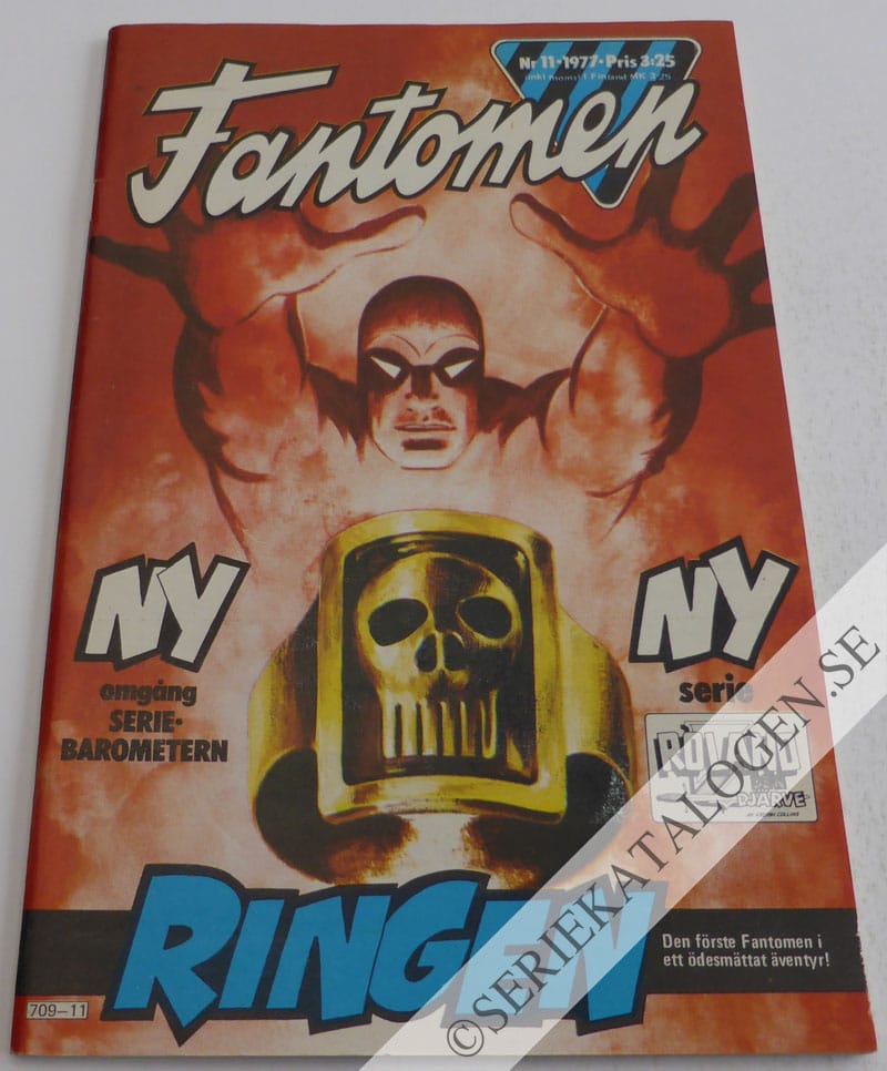 Framsida på Fantomen #11 (1977)