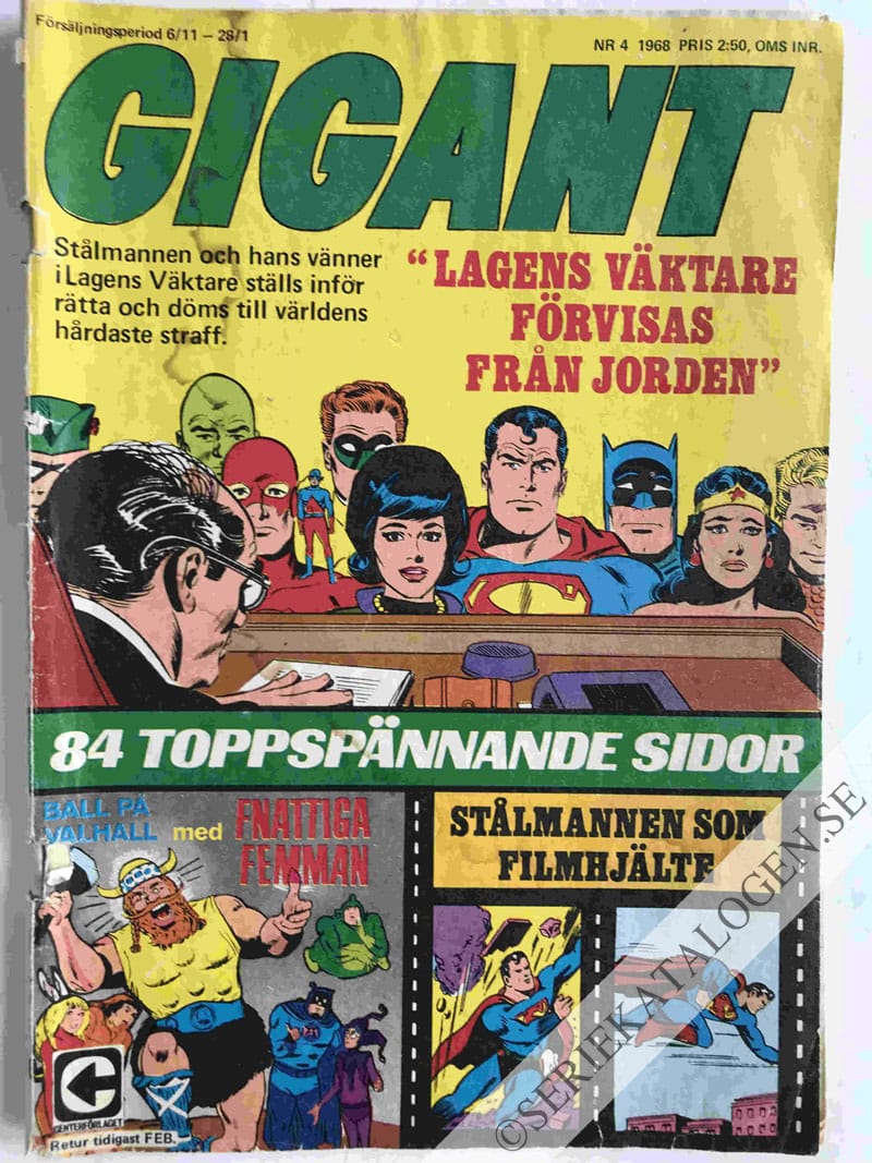 Framsida på Gigant #4 (1968)