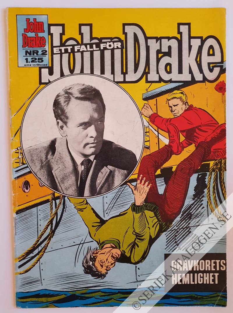 Framsida på Ett fall för John Drake Gravkorets hemlighet (1967)