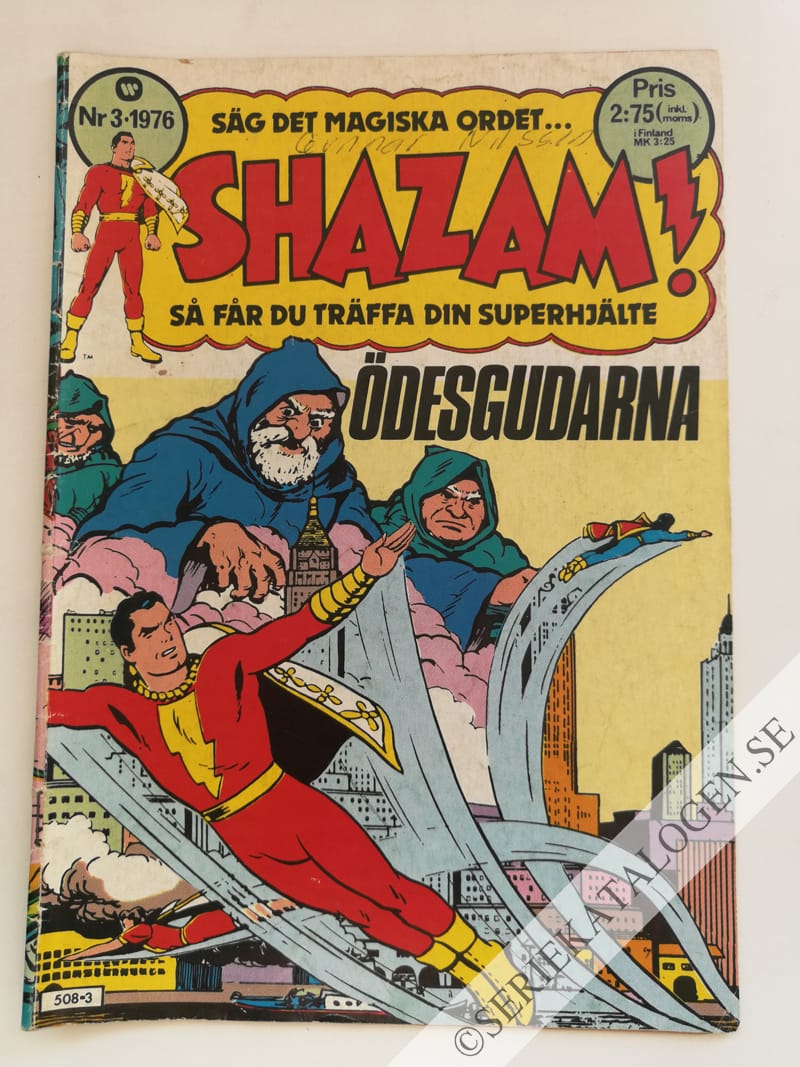 Framsida på SHAZAM! #3 (1976)
