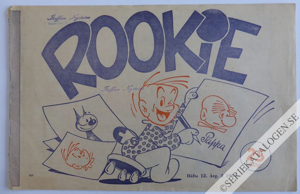 Framsida på Rookie #12 (1954)