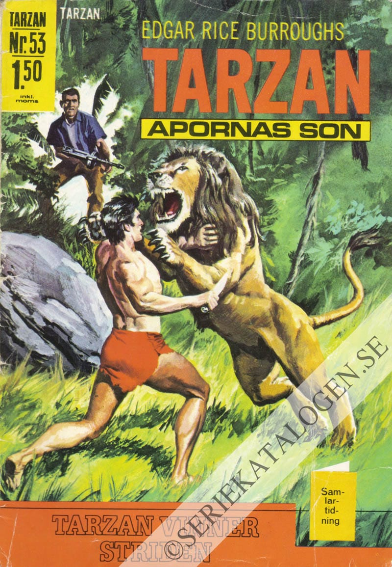 Framsida på Tarzan #53 (1970)