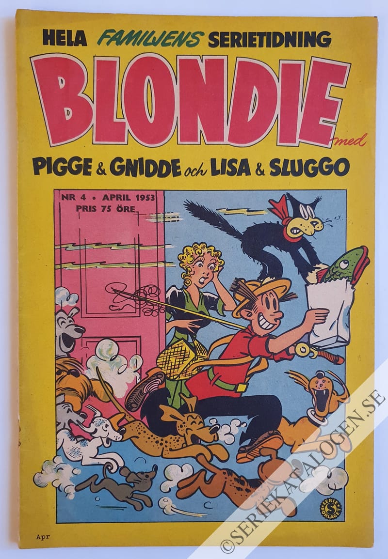 Framsida på Blondie #4 (1953)