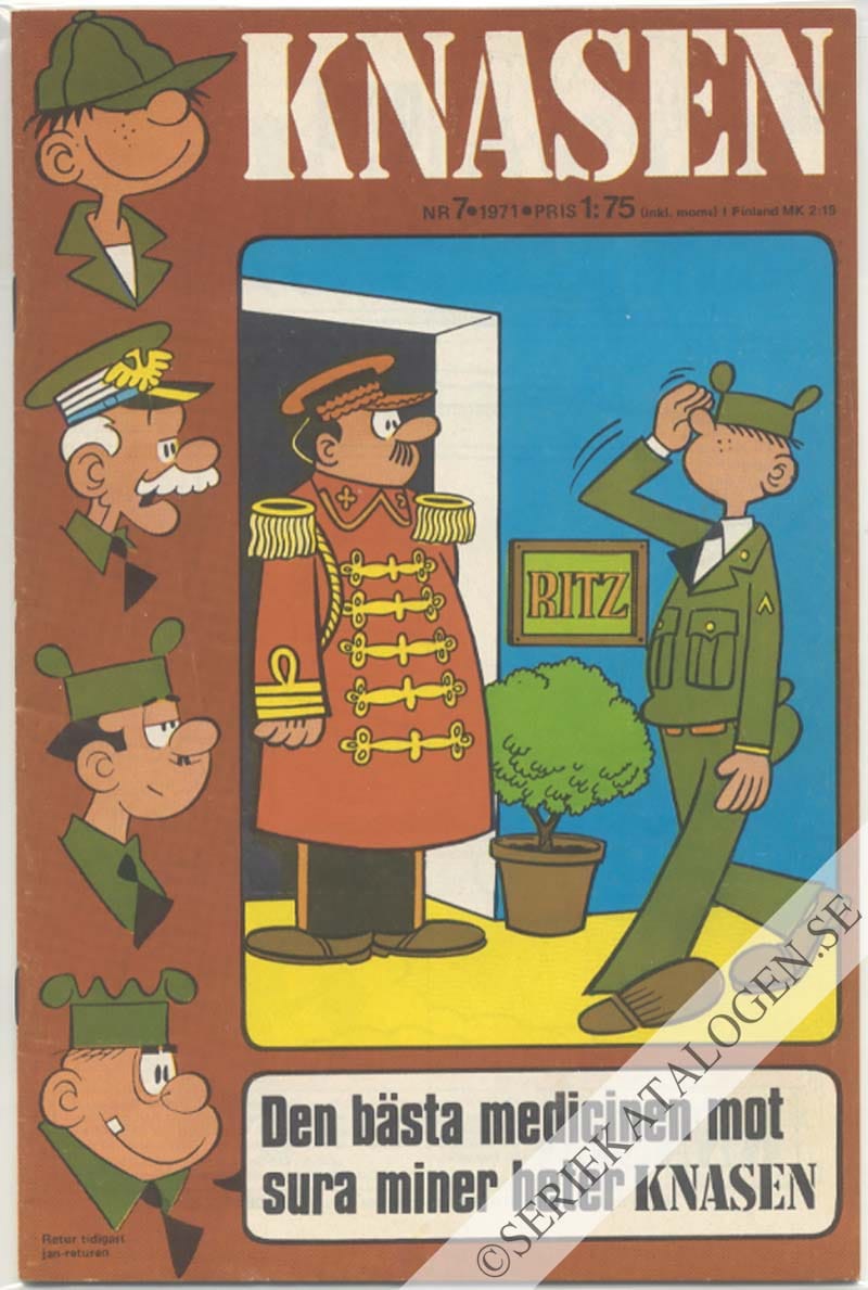 Framsida på Knasen #7 (1971)