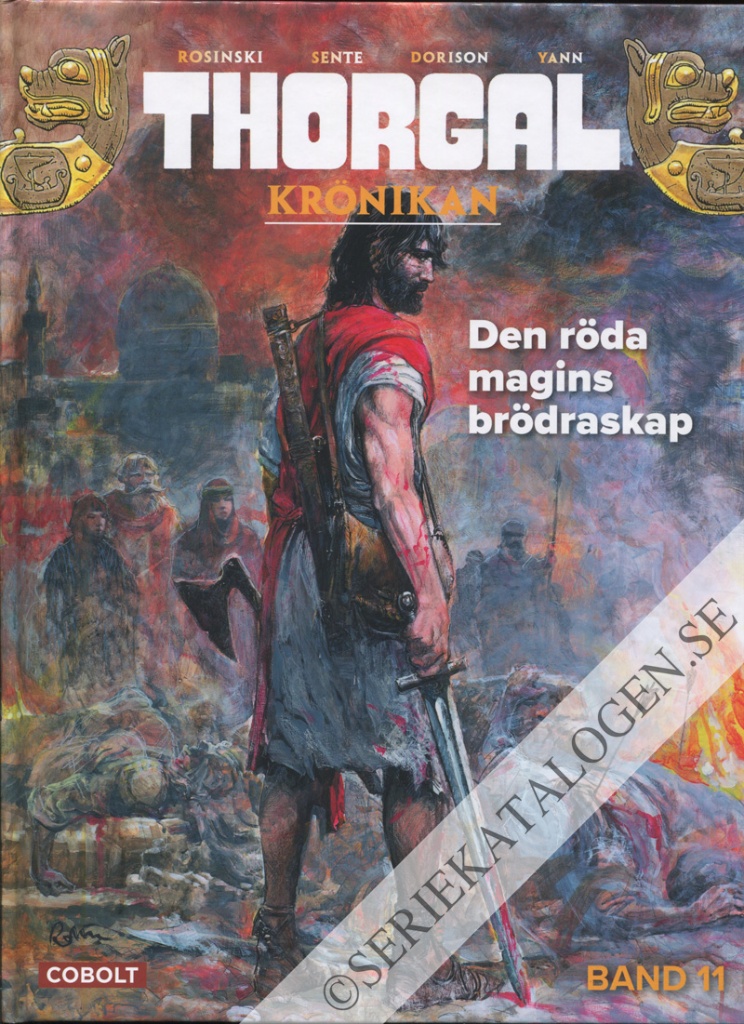 Framsida på Thorgalkrönikan Den röda magins brödraskap (2024)