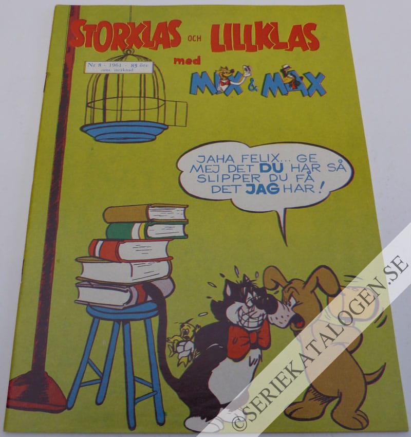 Framsida på Storklas och Lillklas #8 (1961)