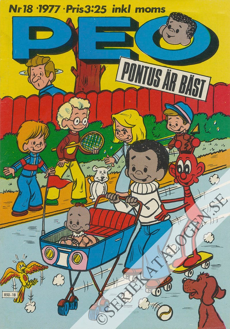 Framsida på Peo #18 (1977)