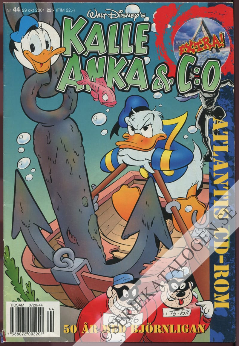 Framsida på Kalle Anka & C:o #44 (2001)
