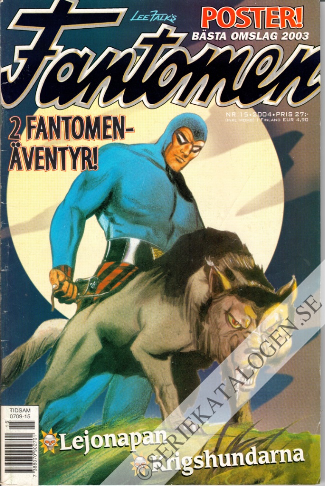 Framsida på Fantomen #15 (2004)