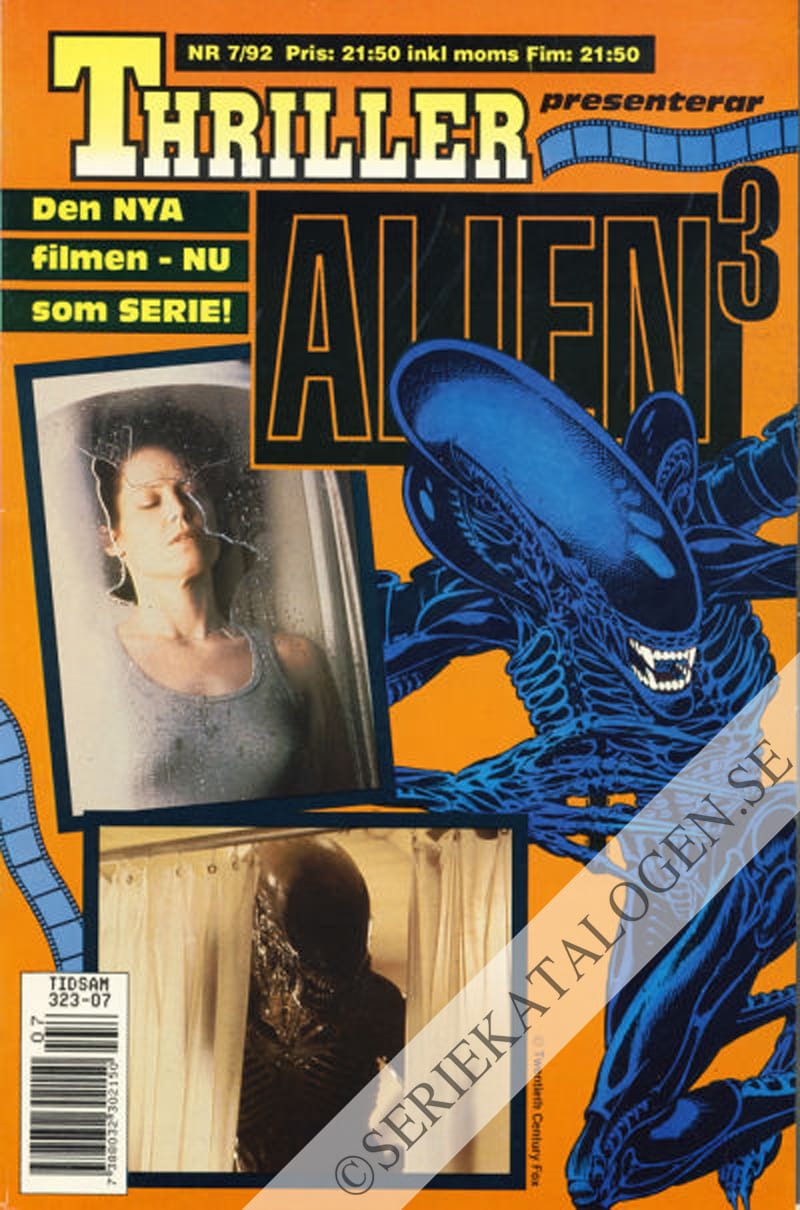 Framsida på Thriller #7 (1992)