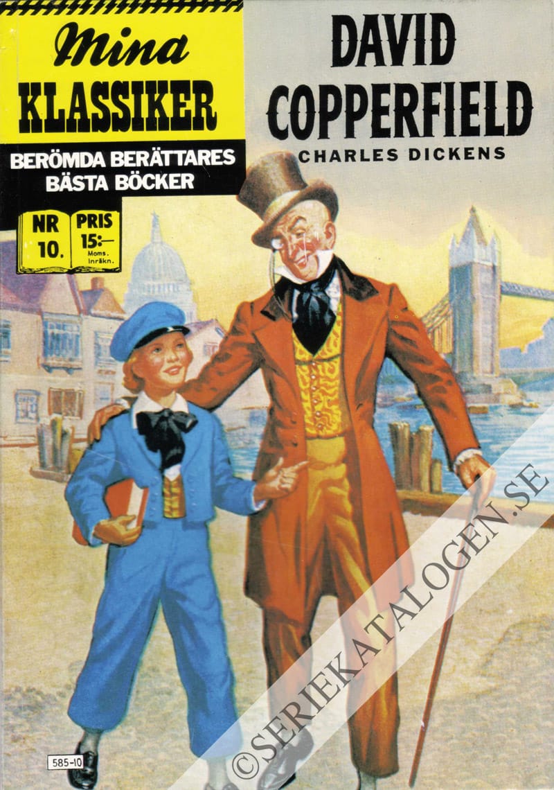 Framsida på Mina klassiker David Copperfield (1987)