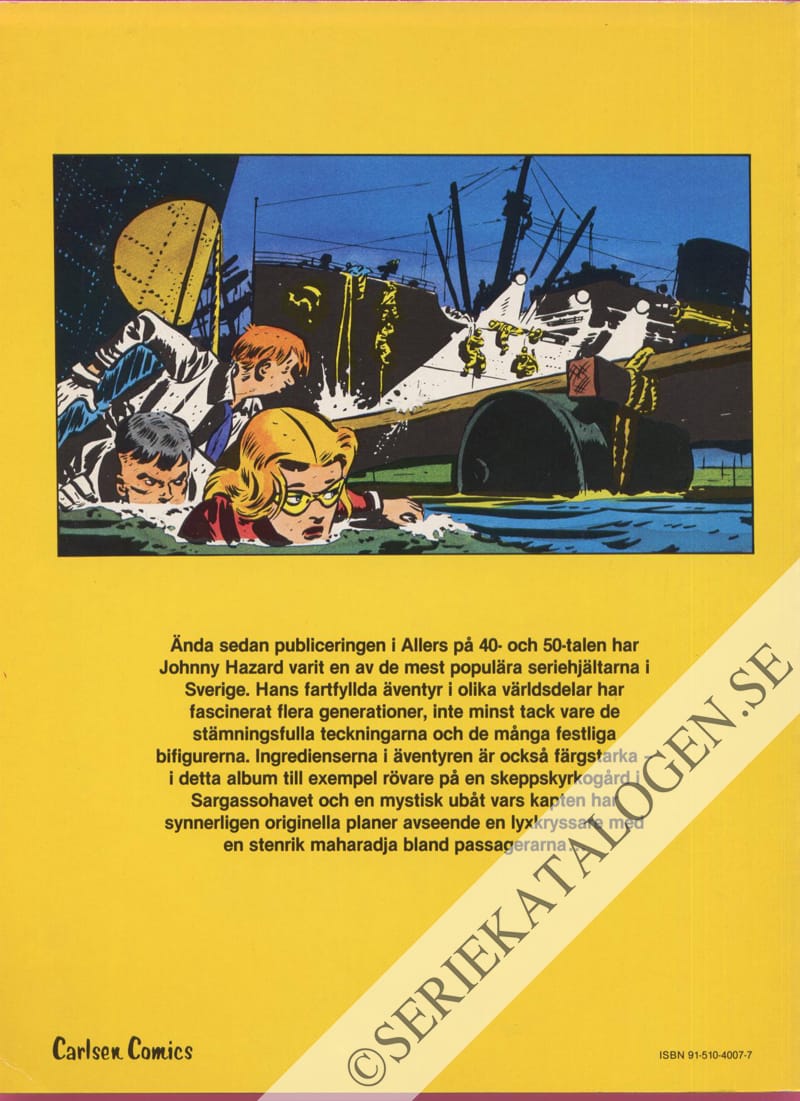 Baksida på Piraterna i Sargassohavet (1983)