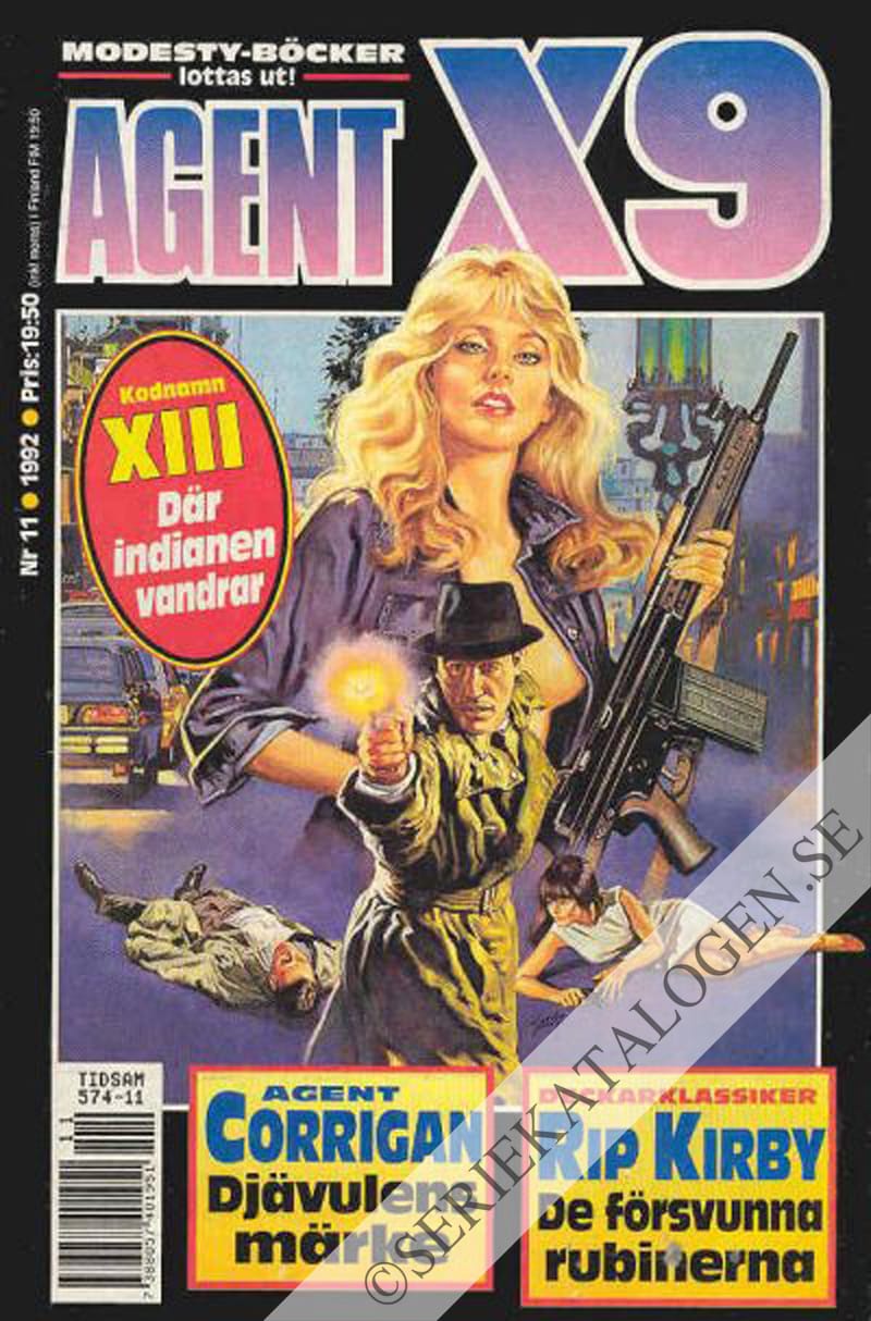 Framsida på Agent X9 #11 (1992)