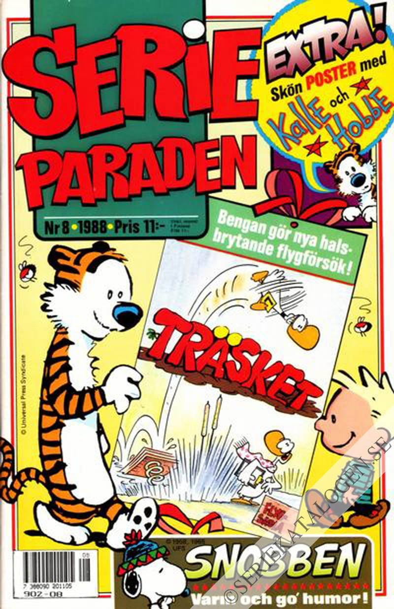 Framsida på Serie-paraden #8 (1988)