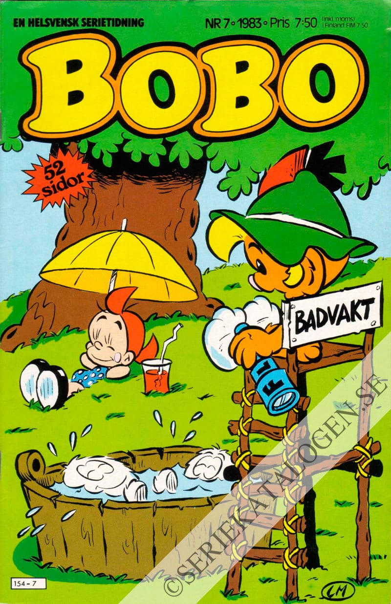 Framsida på Bobo #7 (1983)