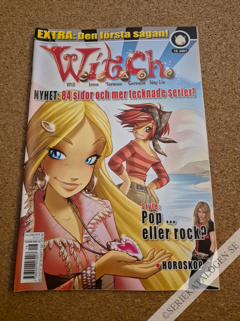 Framsida på W.i.t.c.h. #16 (2007)
