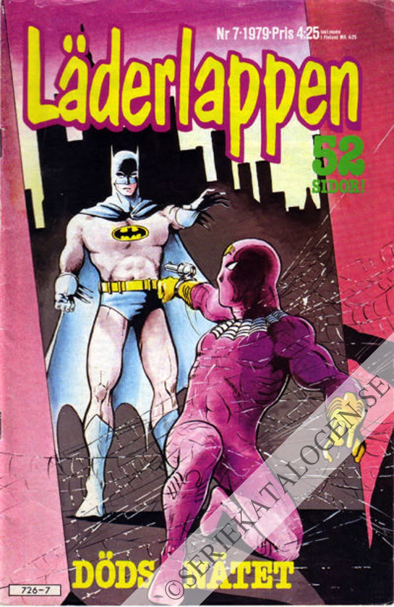 Framsida på Läderlappen och Robin #7 (1979)