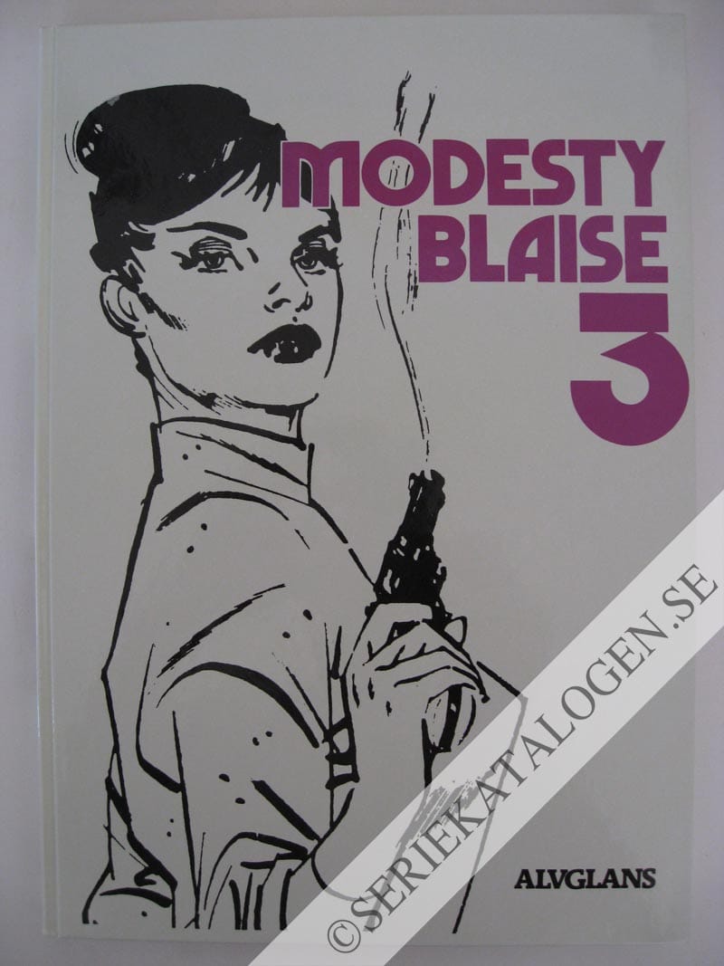 Framsida på Modesty Blaise #3 (1987)