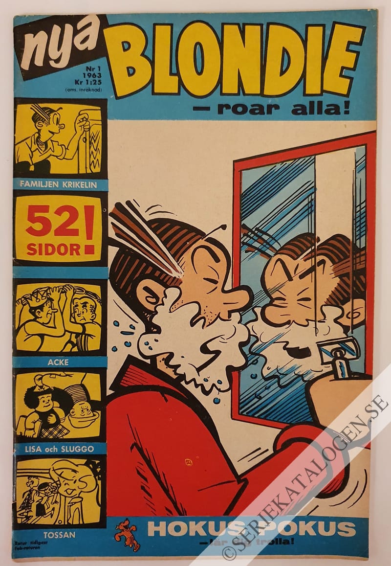 Framsida på Blondie #1 (1963)