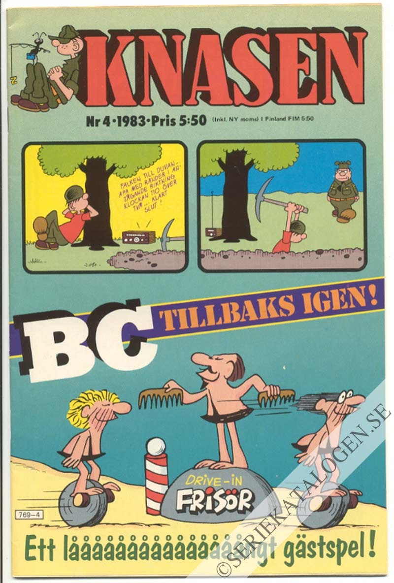 Framsida på Knasen #4 (1983)