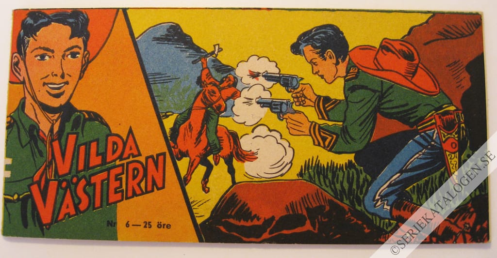 Framsida på Vilda Västern #6 (1955)