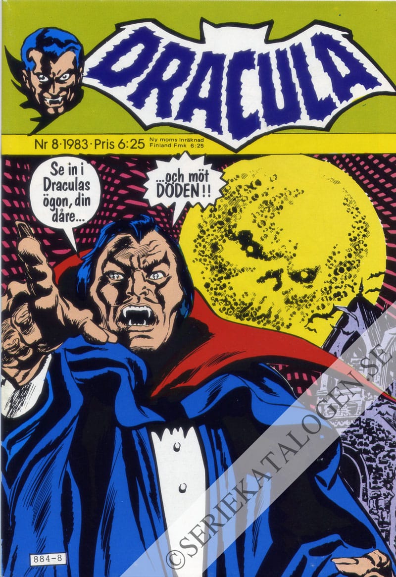 Framsida på Dracula #8 (1983)