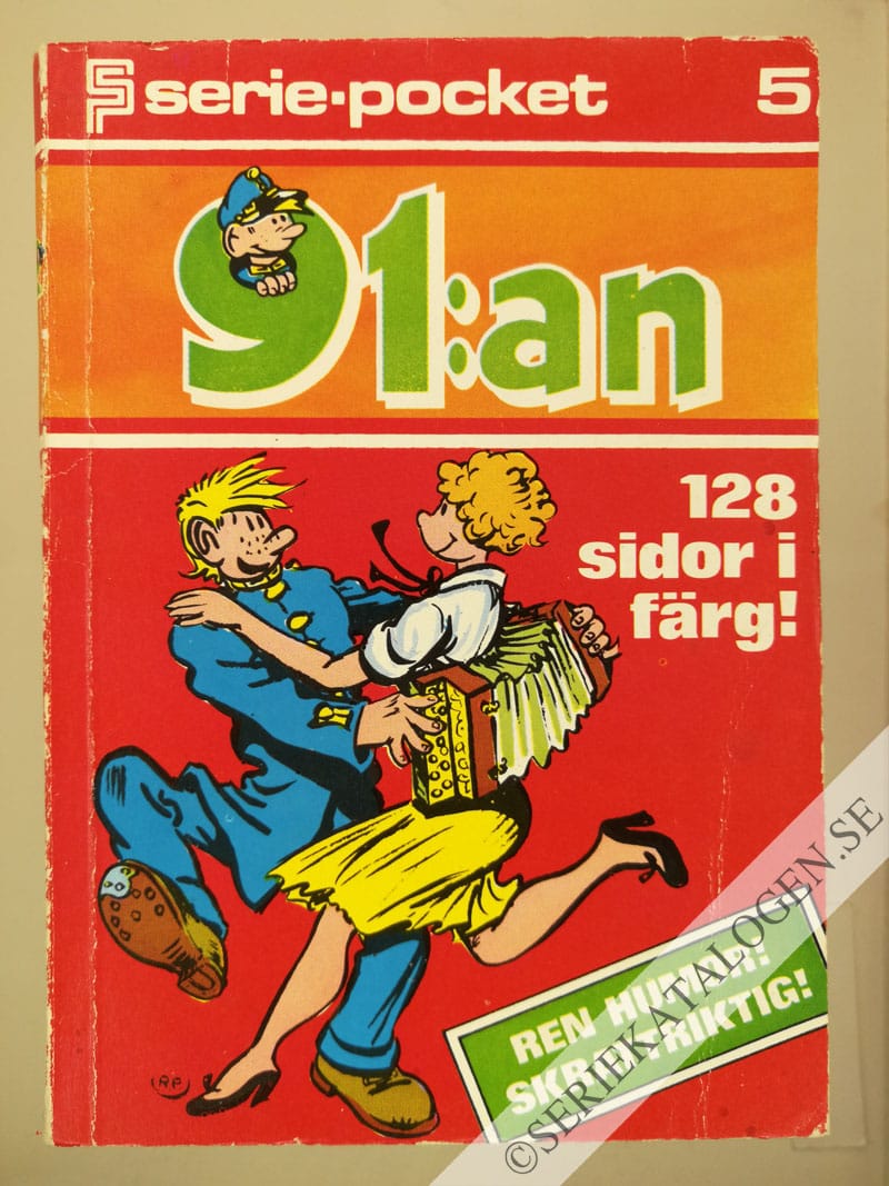 Framsida på Seriepocket 91:an (1972)