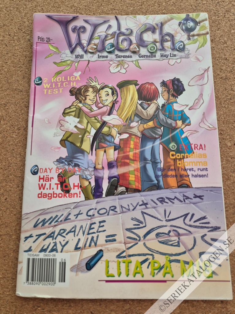 Framsida på W.i.t.c.h. #6 - Lita på mig (2003)