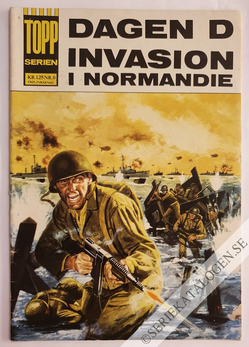 Framsida på Toppserien Dagen D - Invasion i Normandie (1964)