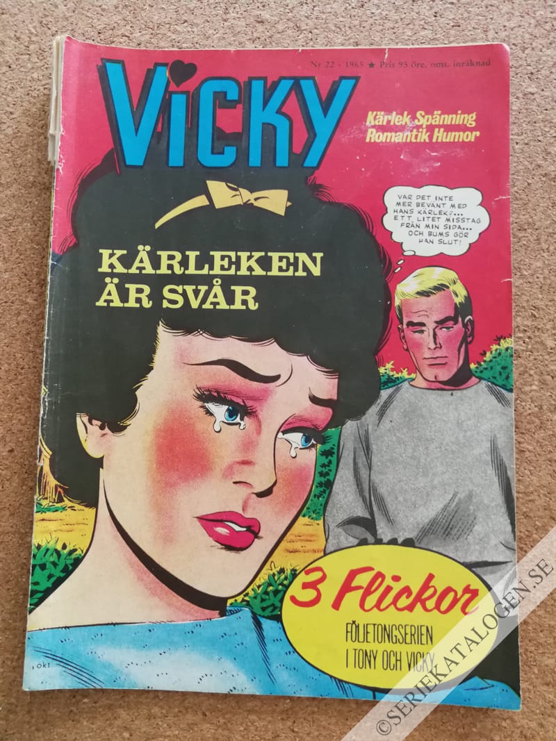 Framsida på Vicky #22 (1965)
