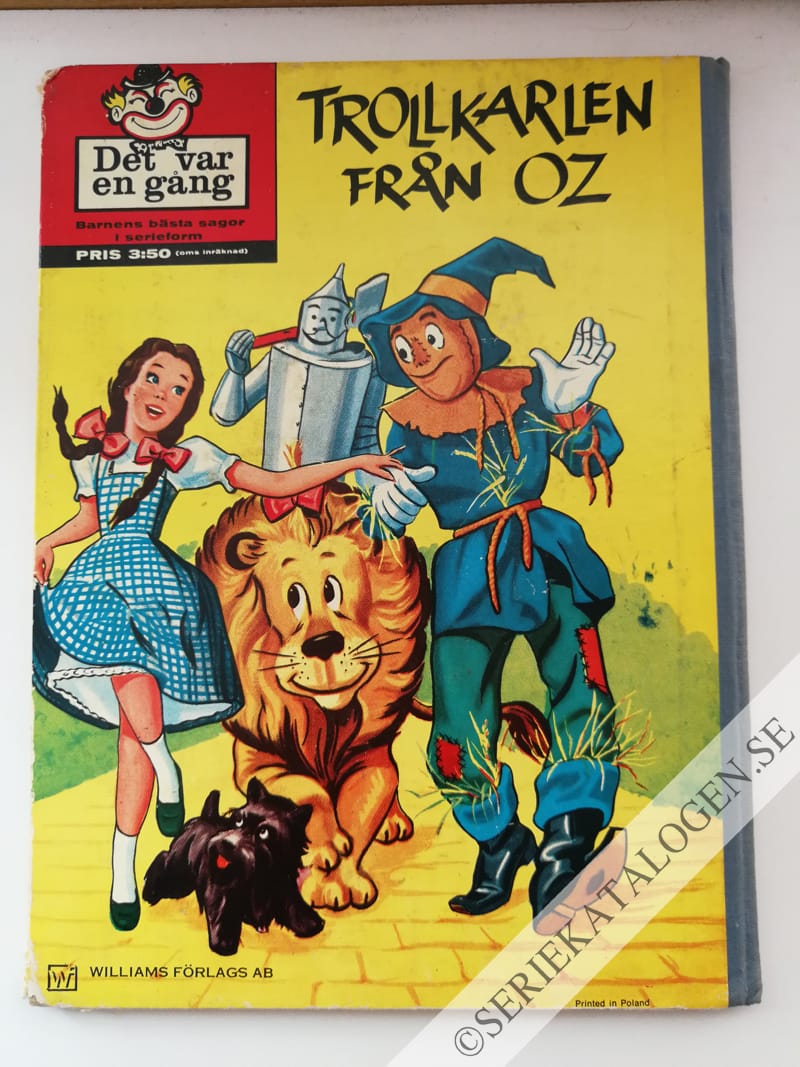 Baksida på Trollkarlen från Oz (1967)