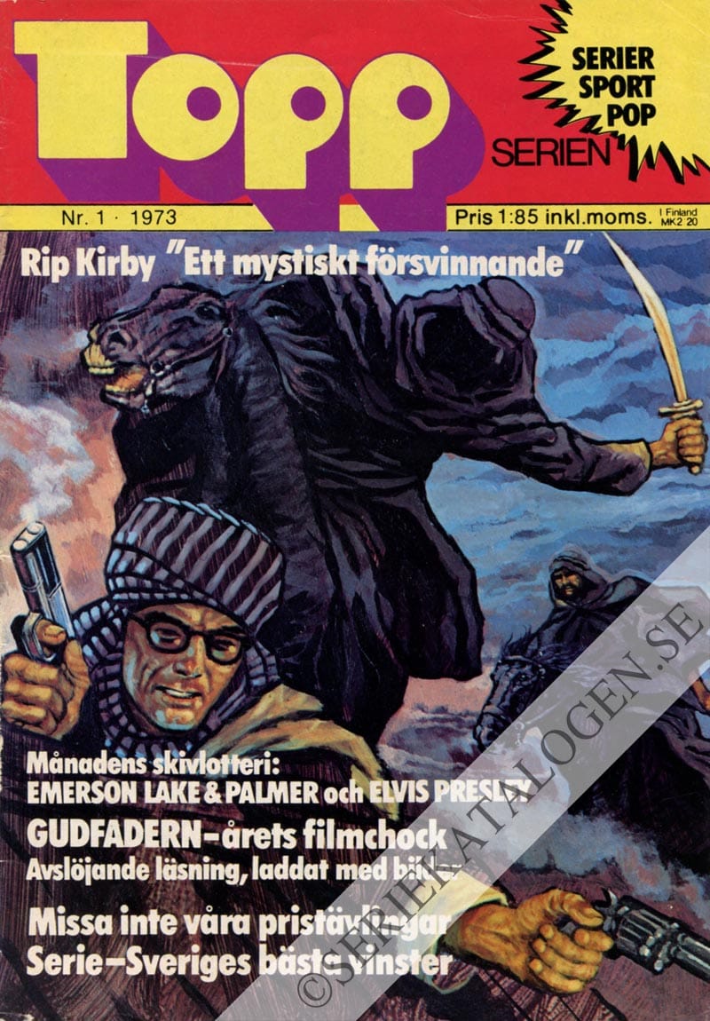 Framsida på Toppserien #1 (1973)