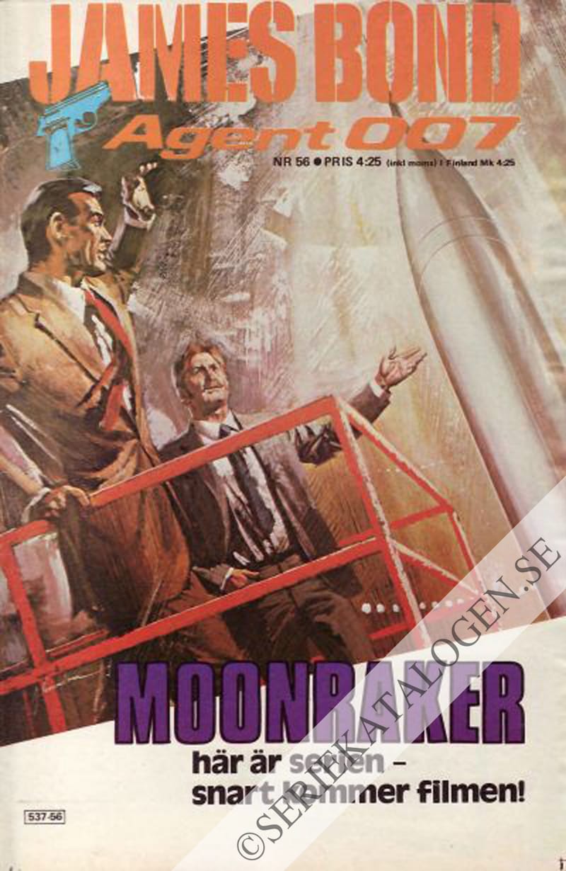 Framsida på James Bond agent 007 #56 (1979)