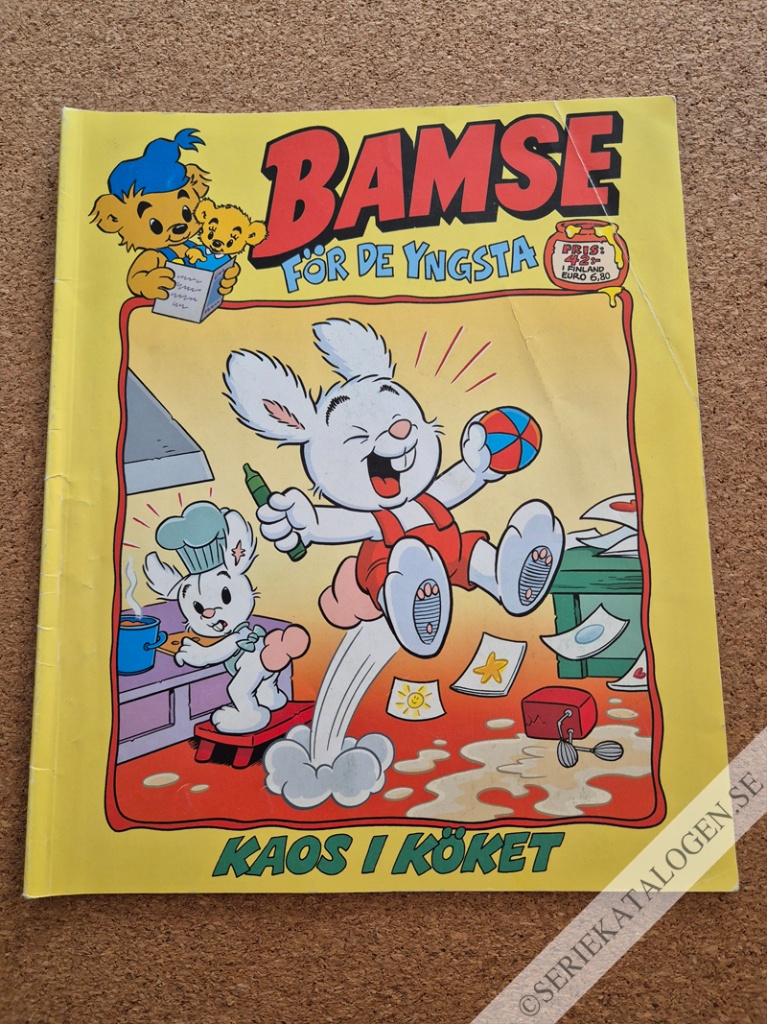 Framsida på Bamse för de yngsta #2 - Kaos i köket (2023)