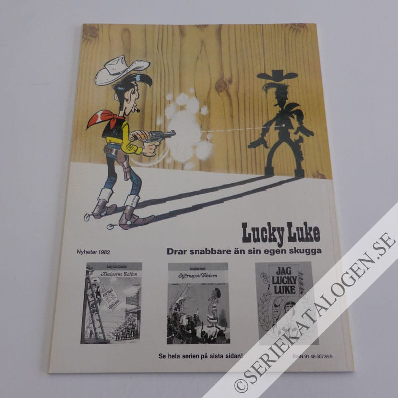 Baksida på Stjärnspel i västern (1982)