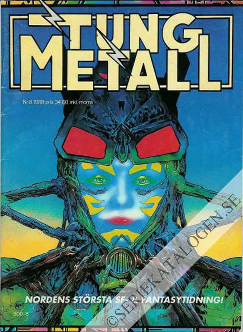 Framsida på Tung metall #8 (1988)