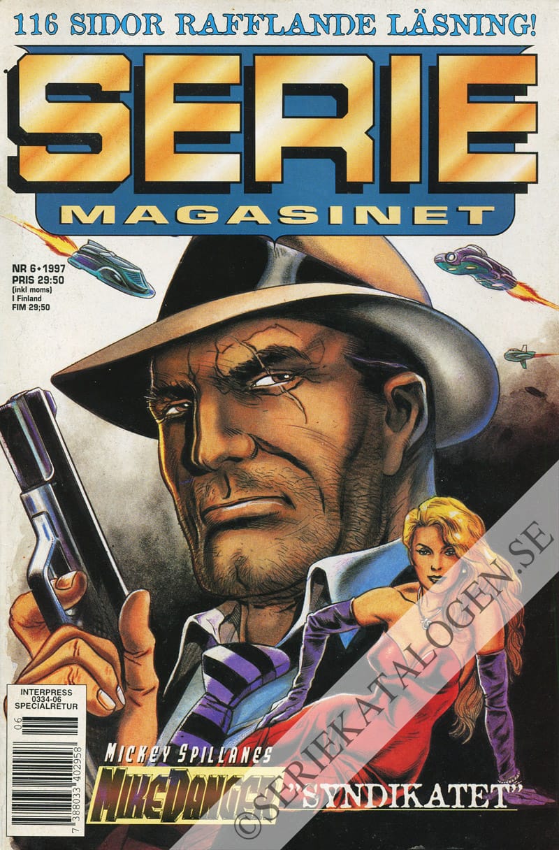 Framsida på Seriemagasinet #6 (1997)